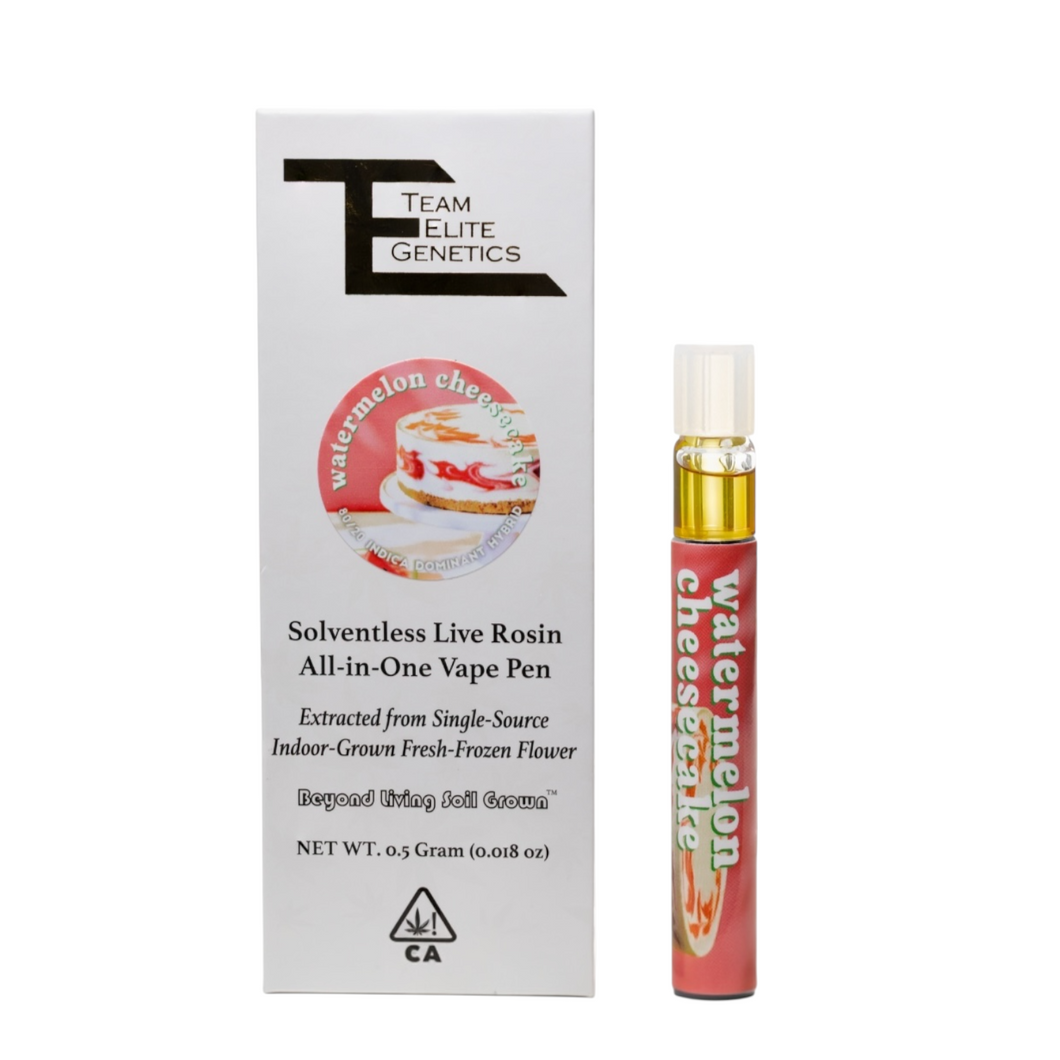 Watermelon Cheesecake AIO Solventless Rosin Vape