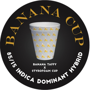 Banana Cup Cold Cure Live Rosin Badder