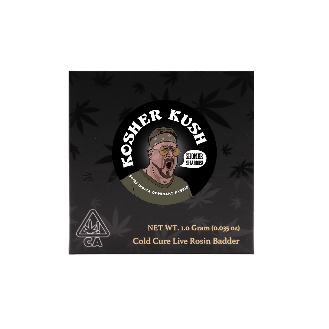 Kosher Kush Cold Cure Live Rosin Badder