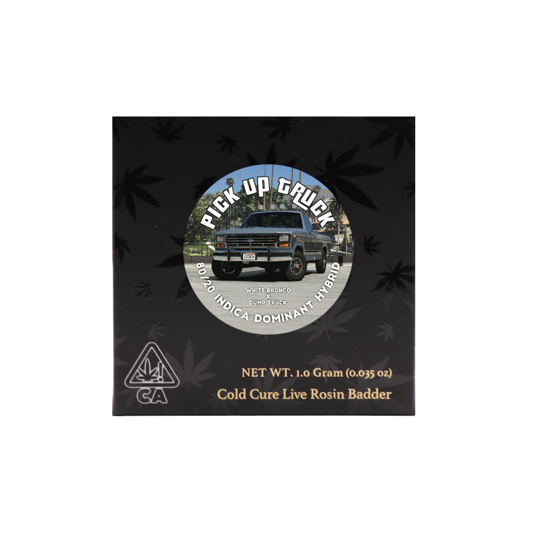 Pick-up Truck Cold Cure Live Rosin Badder