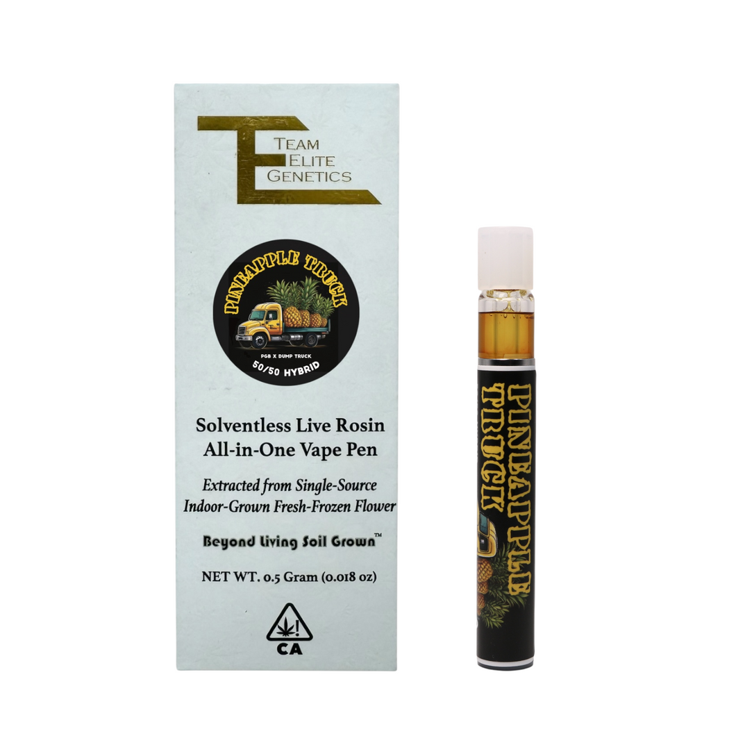 Pineapple Truck AIO Solventless Rosin Vape Team Elite Genetics Pineapple Truck AIO Solventless Rosin Vape Team Elite Genetics