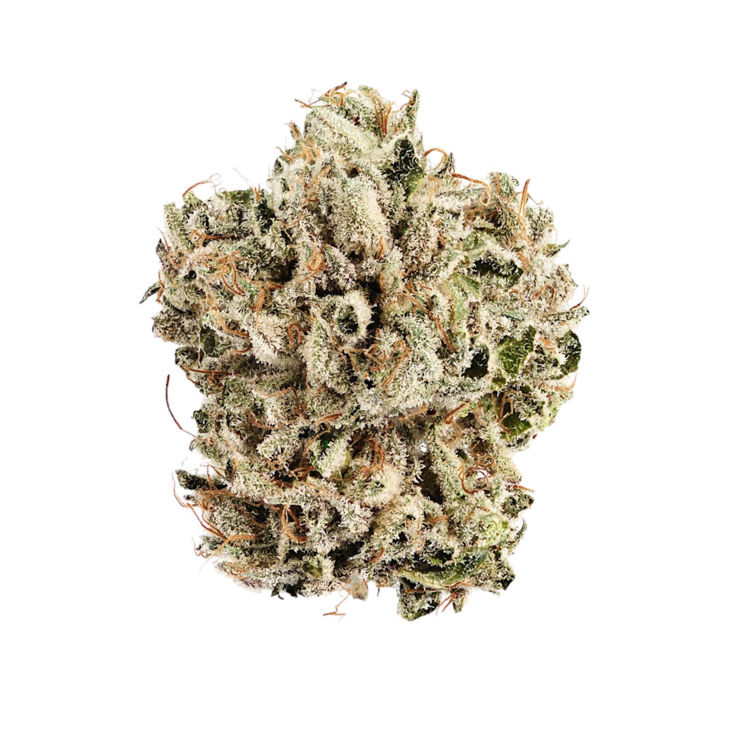Pre-98 Bubba Kush harvested flower, as labeled by the cited photo source