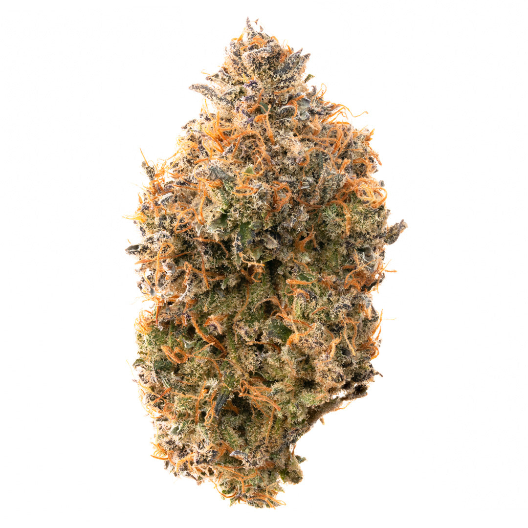 Peach Ozz harvested flower, as labeled by the cited photo source